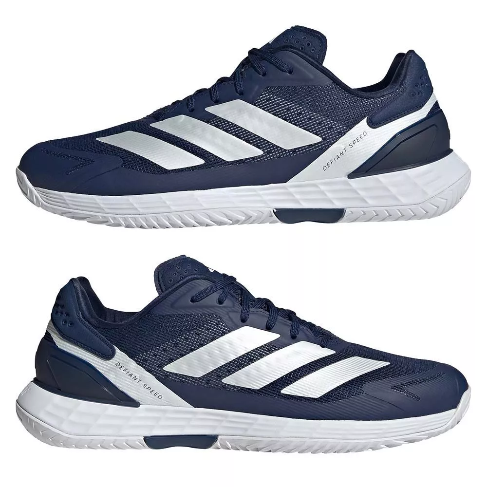 Adidas Defiant Speed 2 Tennisschuhe Marineblau / Wei&szlig;