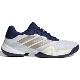 Adidas Barricade 14 Tennisschuhe Wei&szlig; / Marineblau