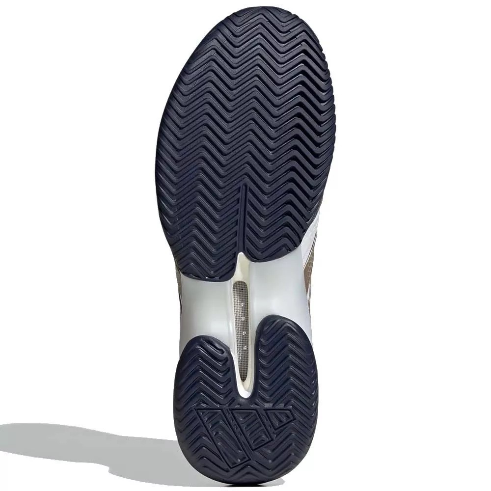 Adidas Barricade 14 Tennisschuhe Wei&szlig; / Marineblau