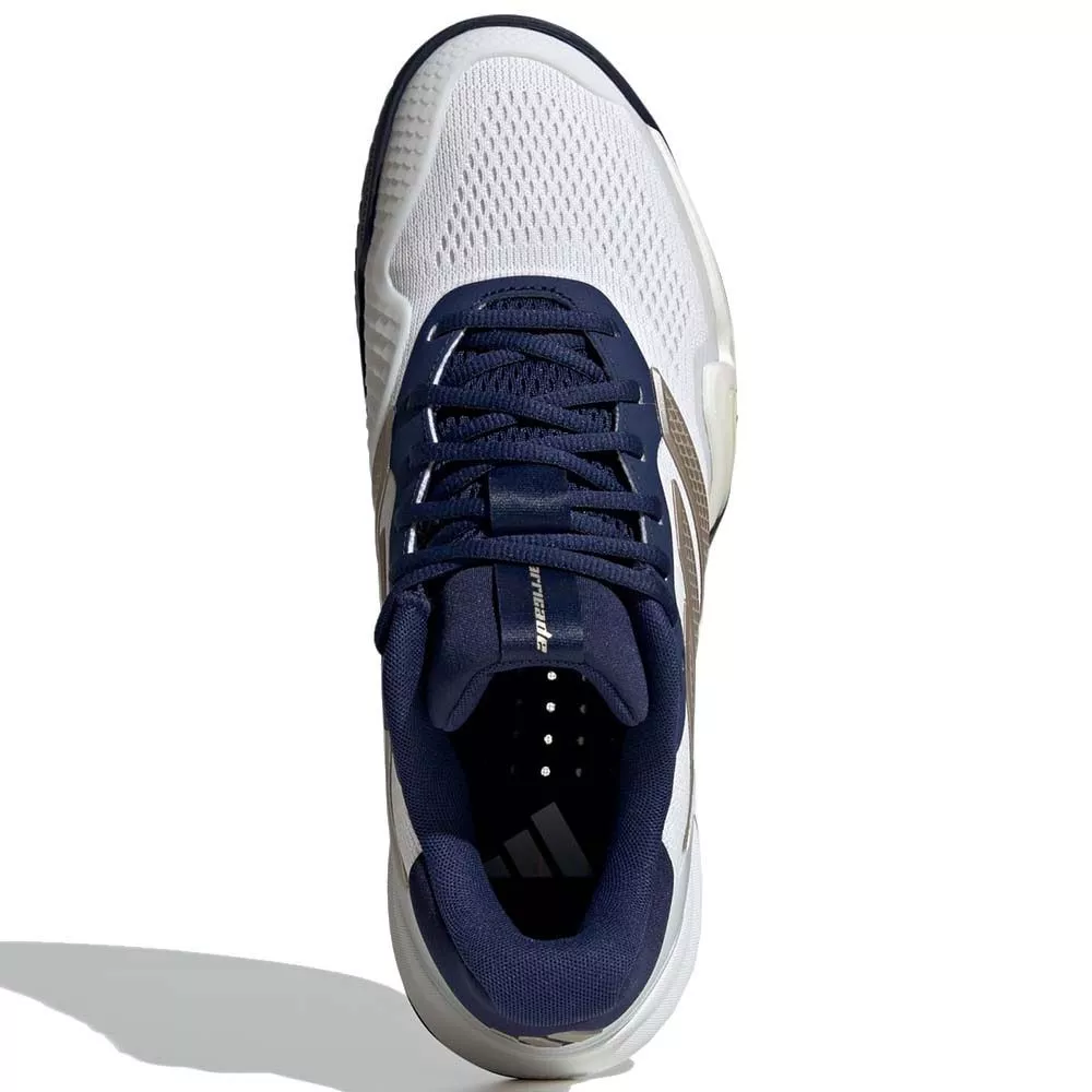 Adidas Barricade 14 Tennisschuhe Wei&szlig; / Marineblau