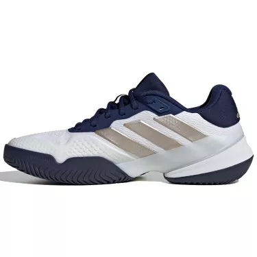 Adidas Barricade 14 Tennisschuhe Wei&szlig; / Marineblau