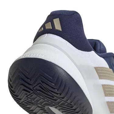 Adidas Barricade 14 Tennisschuhe Wei&szlig; / Marineblau