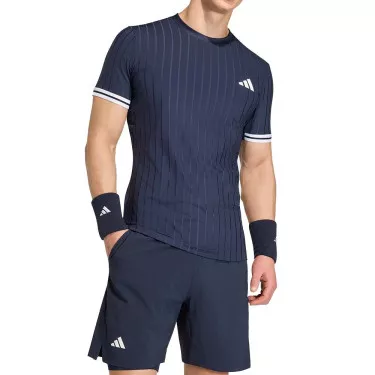 Adidas Pro FreeLift Paris T-Shirt Marineblau