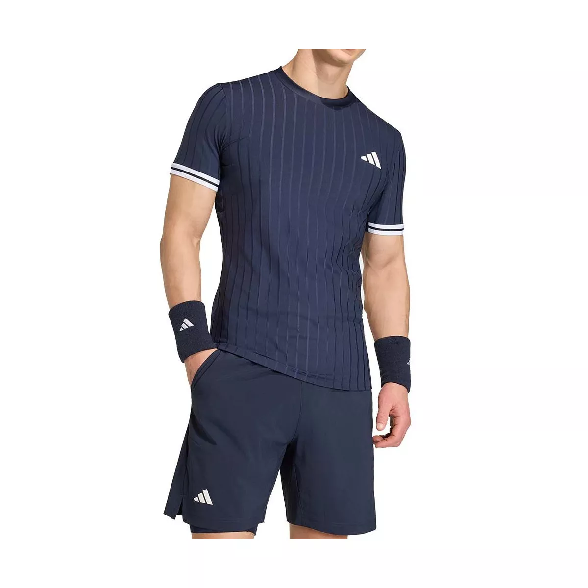 Adidas Pro FreeLift Paris T-Shirt Marineblau