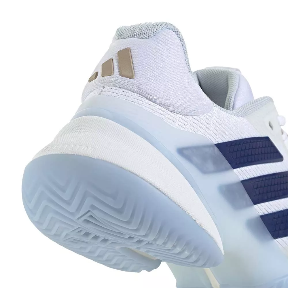 Adidas Barricade 14 Tennisschuhe Damen Wei&szlig; / Blau
