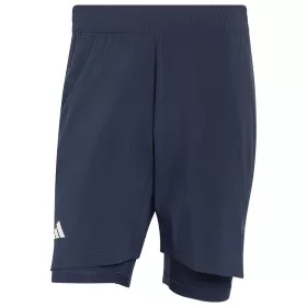 Adidas Pro 2N1 Paris Tennisshorts Marineblau