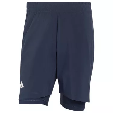 Adidas Pro 2N1 Paris Tennisshorts Marineblau