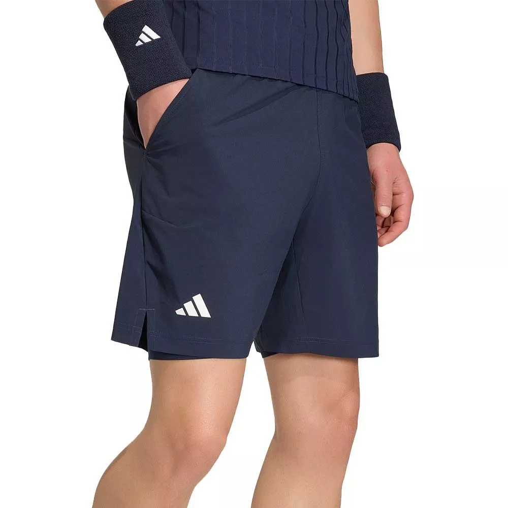 Adidas Pro 2N1 Paris Tennisshorts Marineblau