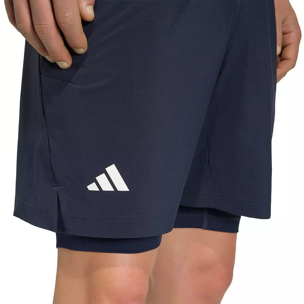Adidas Pro 2N1 Paris Tennisshorts Marineblau