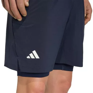 Adidas Pro 2N1 Paris Tennisshorts Marineblau