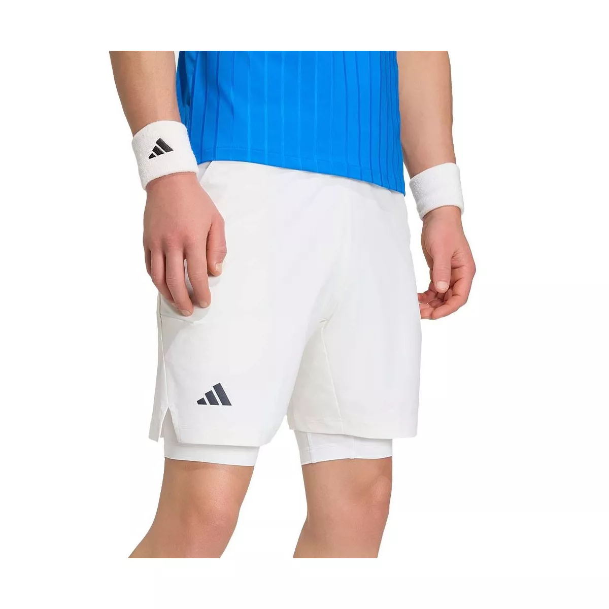 Adidas Pro 2N1 Paris Tennisshorts Wei&szlig;
