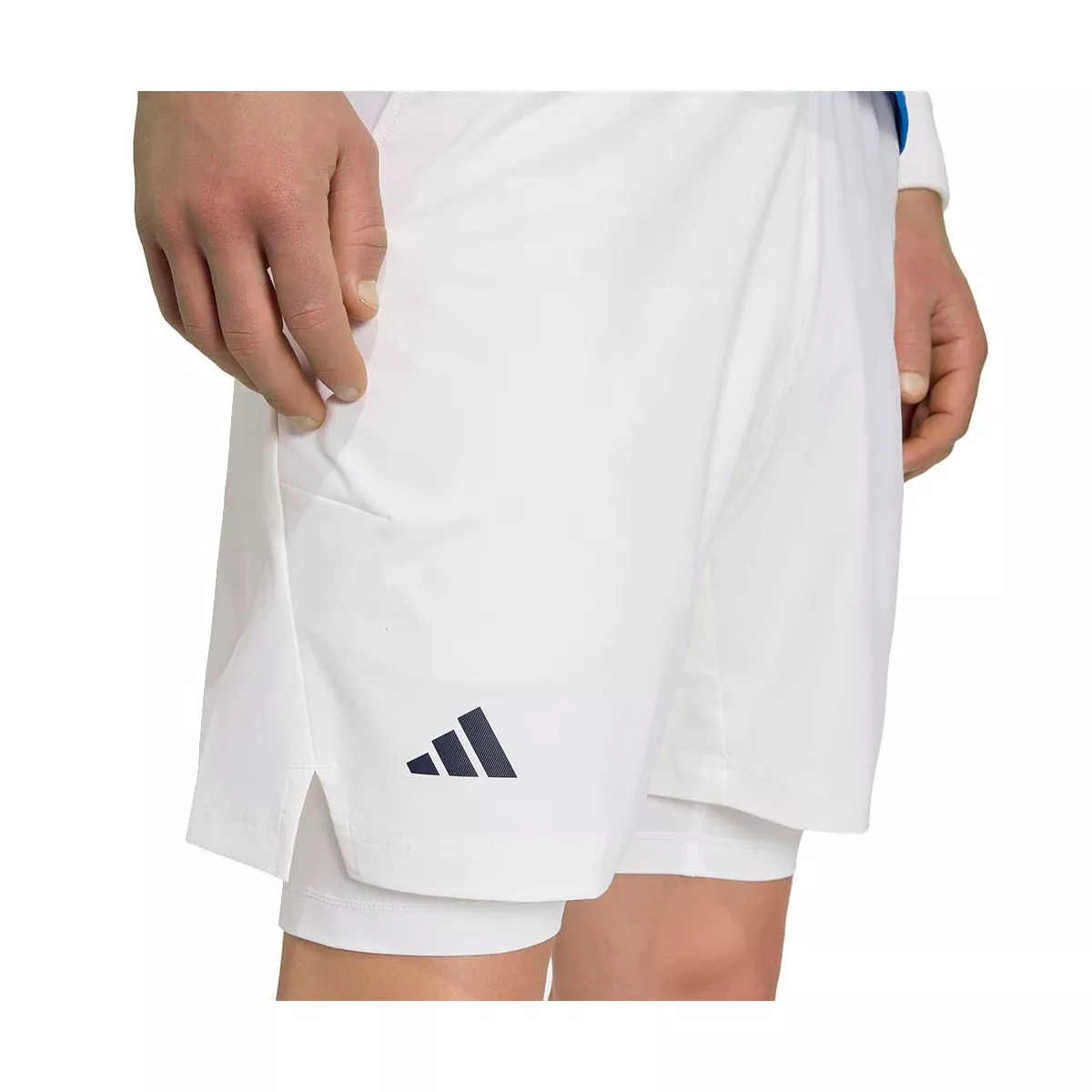 Adidas Pro 2N1 Paris Tennisshorts Wei&szlig;
