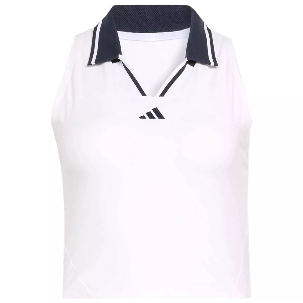 Adidas Tennis Crop Pro Paris Tanktop Wei&szlig;
