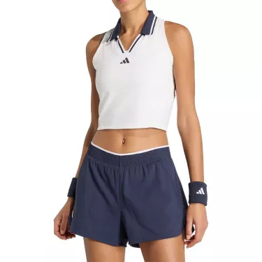 Adidas Tennis Crop Pro Paris Tanktop Wei&szlig;