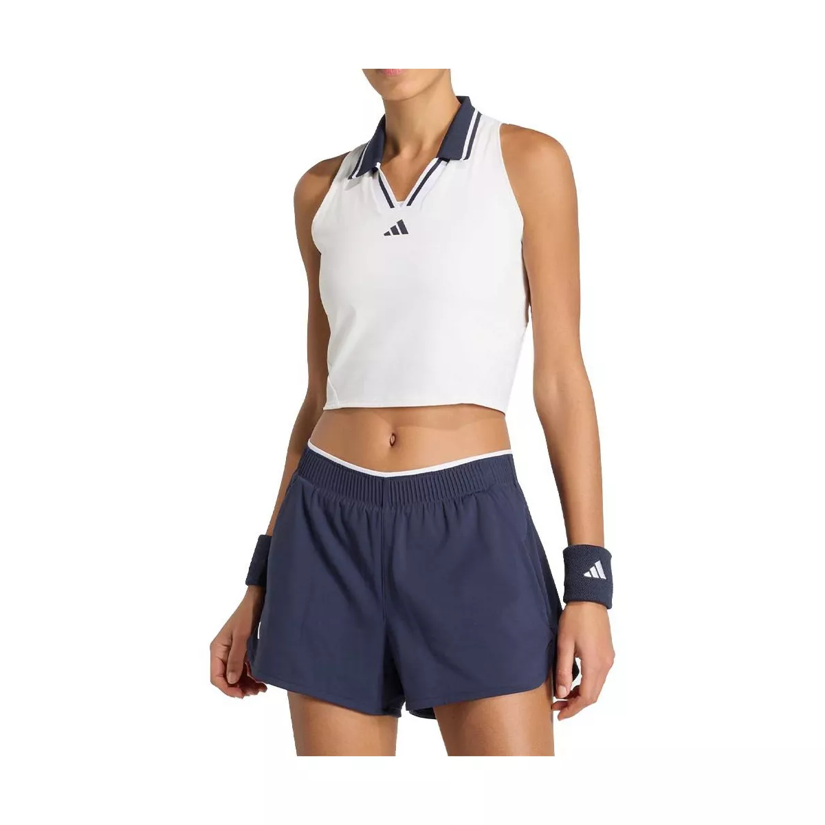 Adidas Tennis Crop Pro Paris Tanktop Wei&szlig;