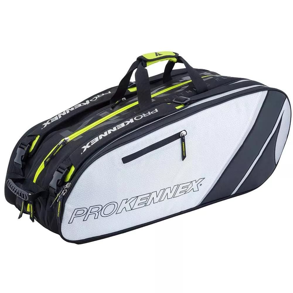 Pro Kennex Tour Triple Schl&auml;gertasche (Thermobag) Grau / Gelb