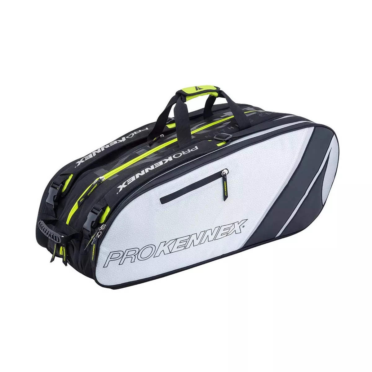 Pro Kennex Tour Triple Schl&auml;gertasche (Thermobag) Grau / Gelb