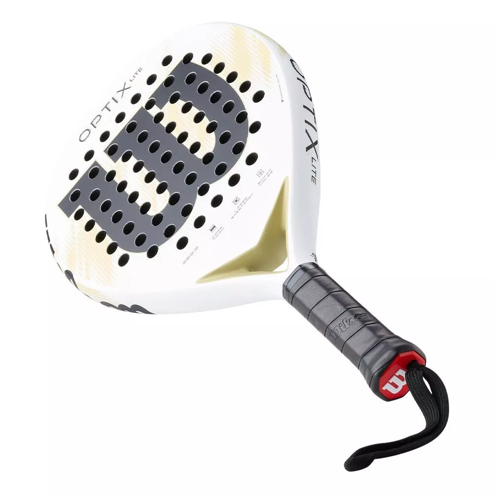 Wilson Optix V2 Lite Padelschl&auml;ger Wei&szlig;