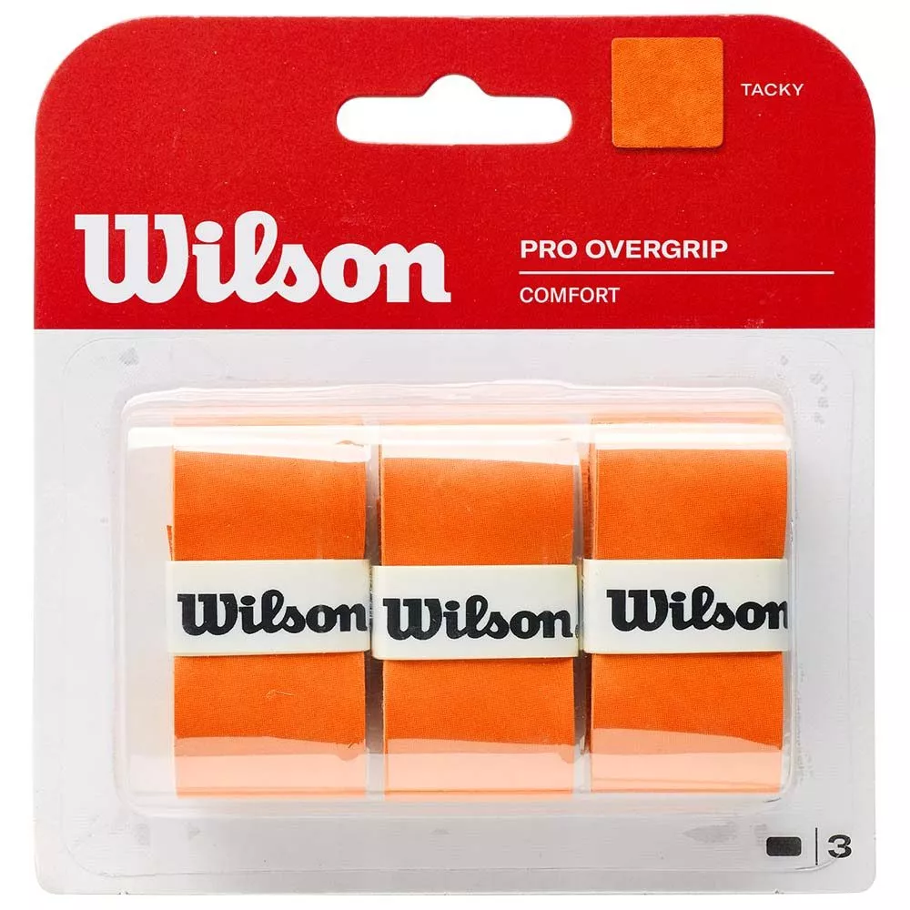 Wilson Pro Overgrip Orange Burn 3er-Pack