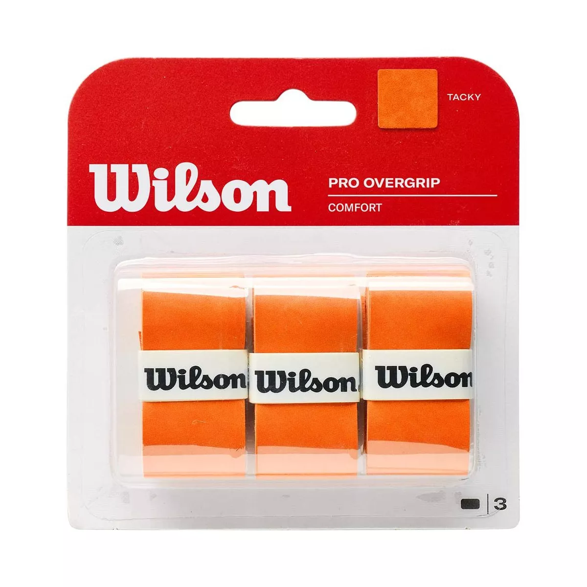 Wilson Pro Overgrip Orange Burn 3er-Pack