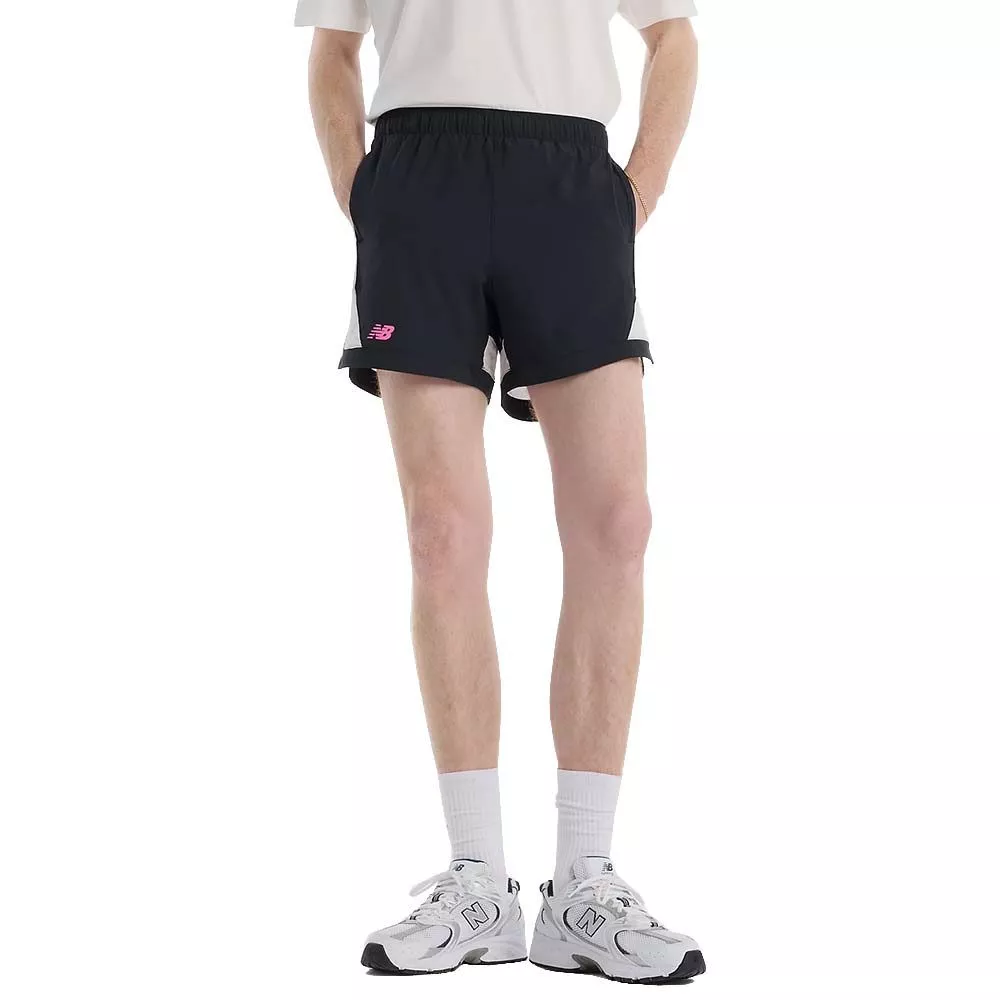 New Balance Tournament Novelty Tennisshorts Schwarz