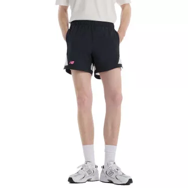 New Balance Tournament Novelty Tennisshorts Schwarz