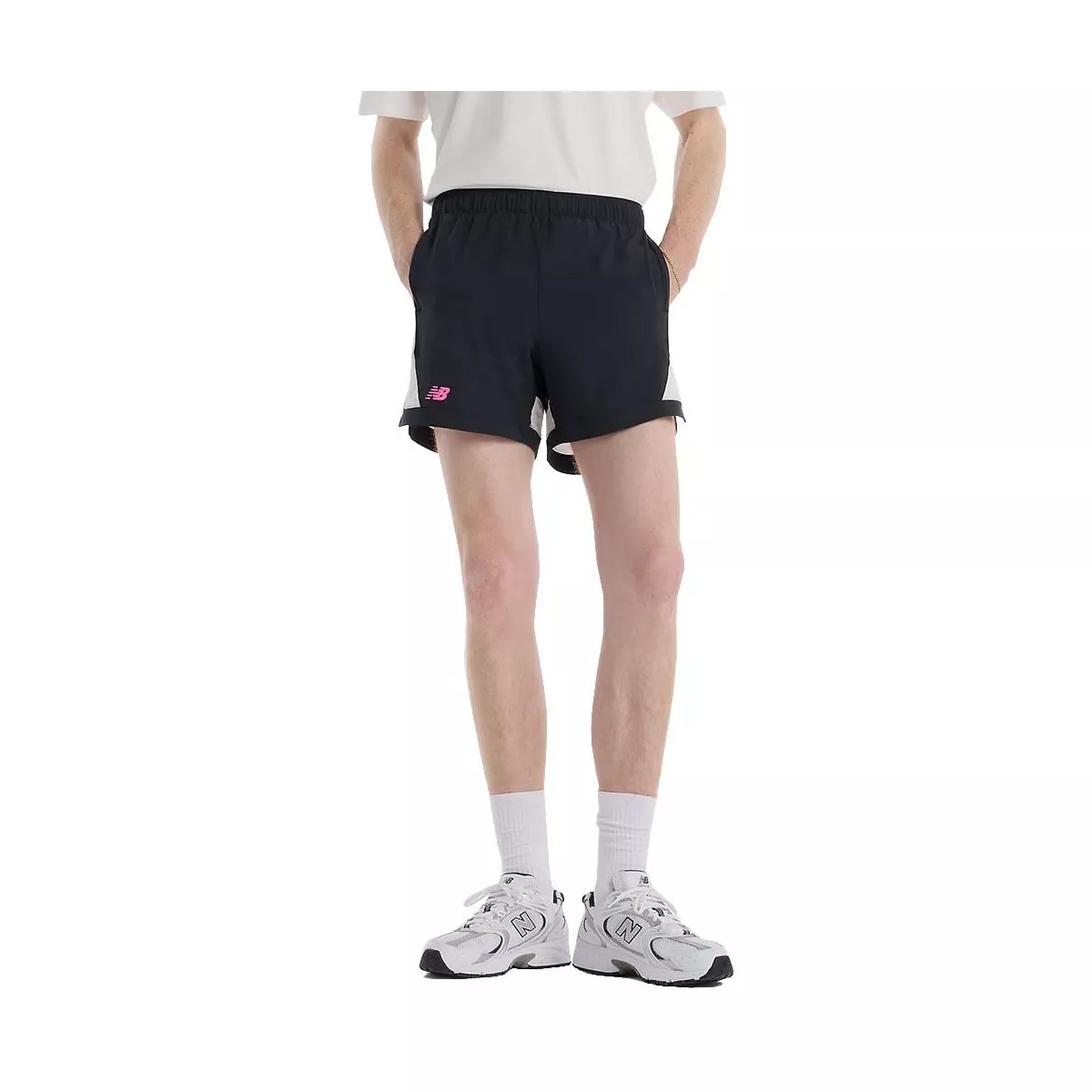 New Balance Tournament Novelty Tennisshorts Schwarz
