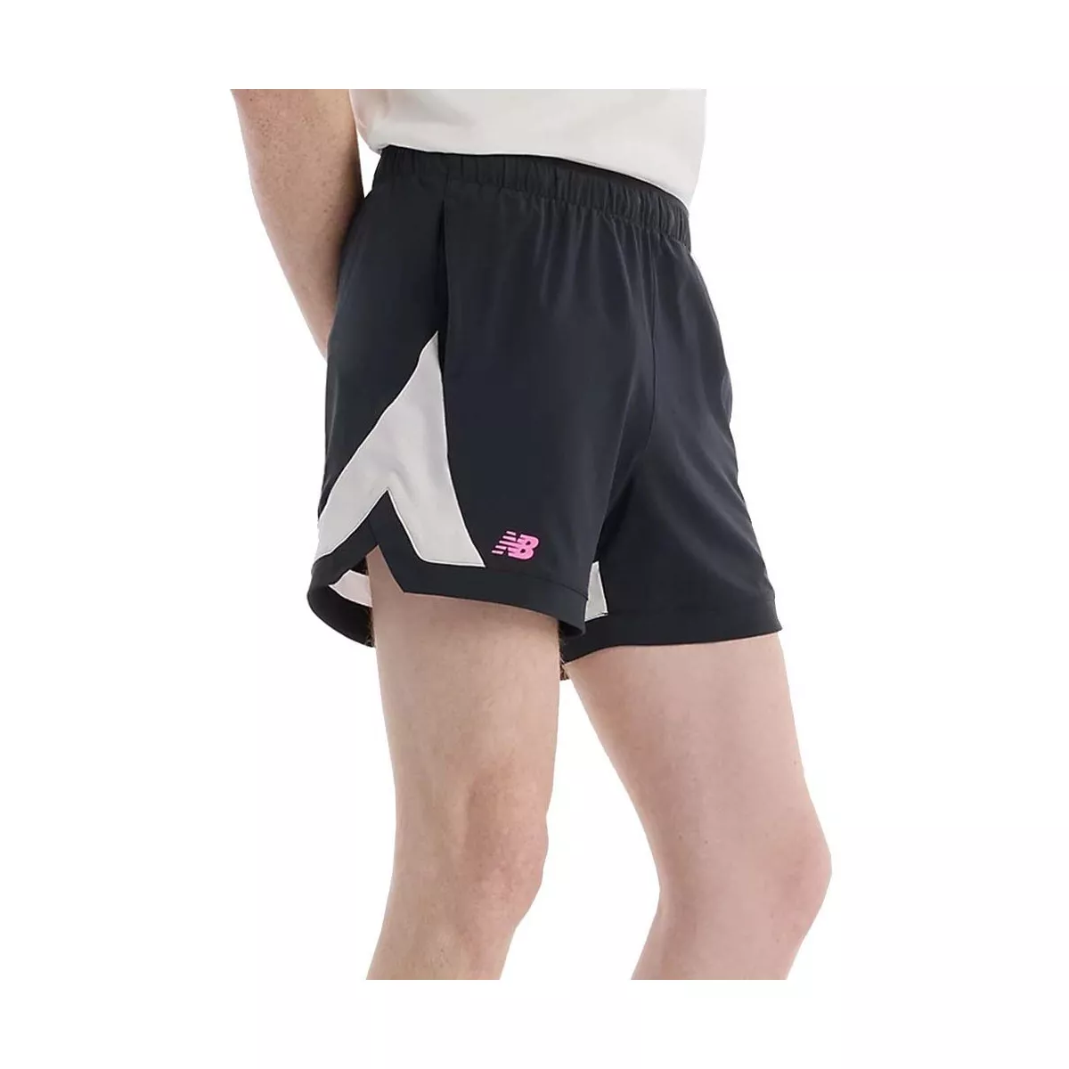 New Balance Tournament Novelty Tennisshorts Schwarz