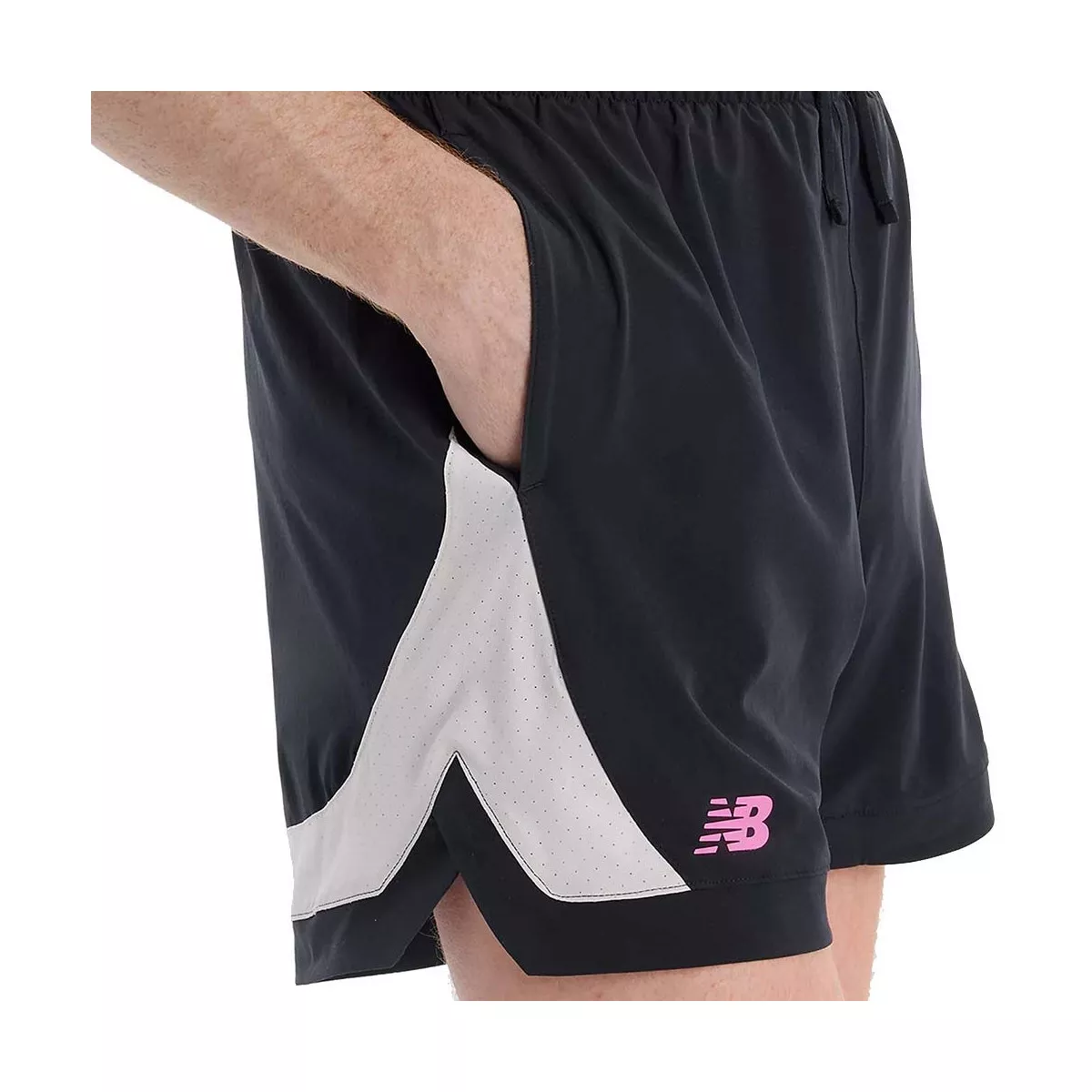New Balance Tournament Novelty Tennisshorts Schwarz