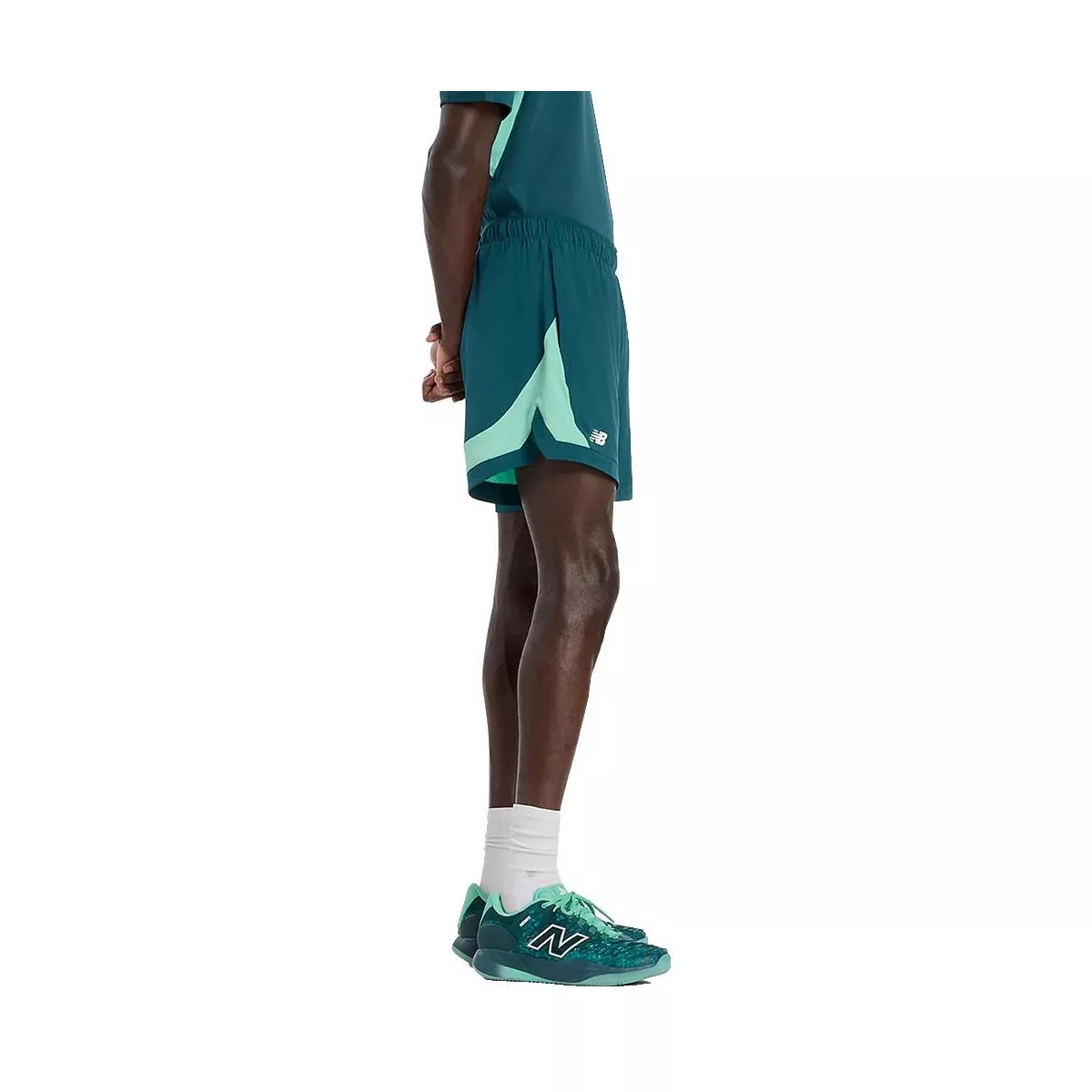 New Balance Tournament Novelty Tennisshorts Gr&uuml;n