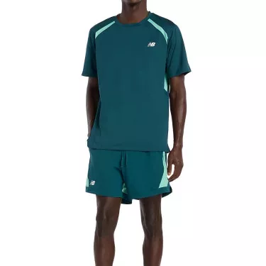 New Balance Tournament Novelty Tennisshorts Gr&uuml;n