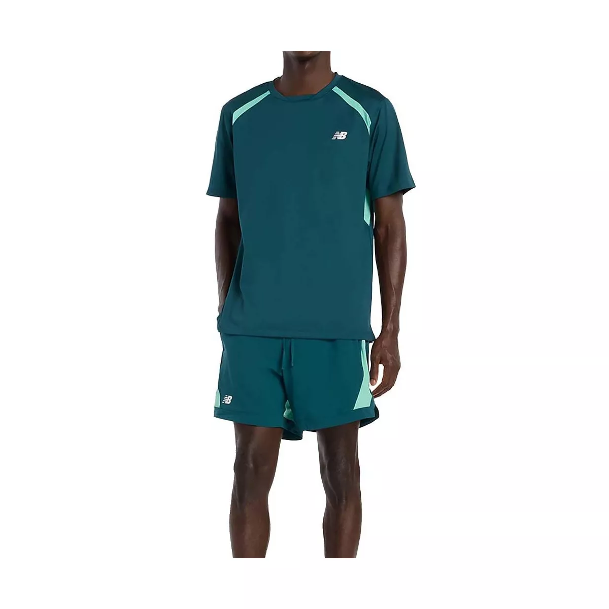 New Balance Tournament Novelty Tennisshorts Gr&uuml;n