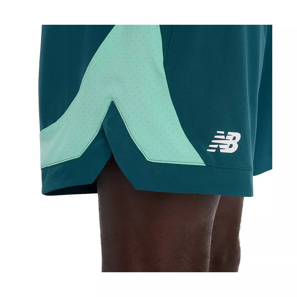 New Balance Tournament Novelty Tennisshorts Gr&uuml;n
