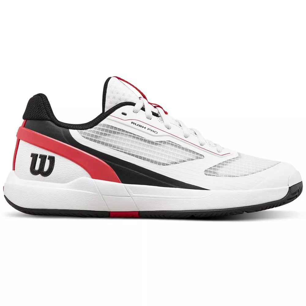 Wilson Rush Pro 5 Junior Tennisschuhe Wei&szlig; / Schwarz / Rot