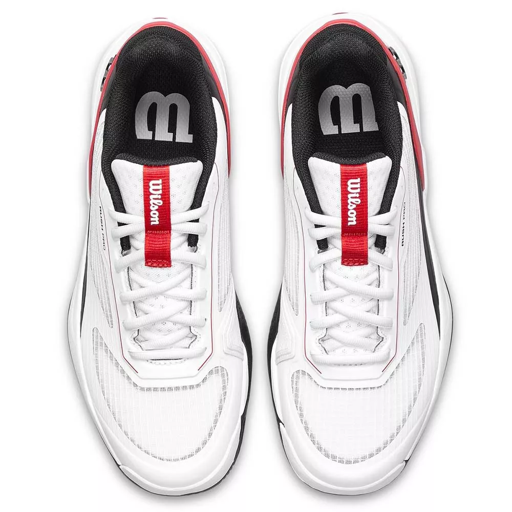 Wilson Rush Pro 5 Junior Tennisschuhe Wei&szlig; / Schwarz / Rot