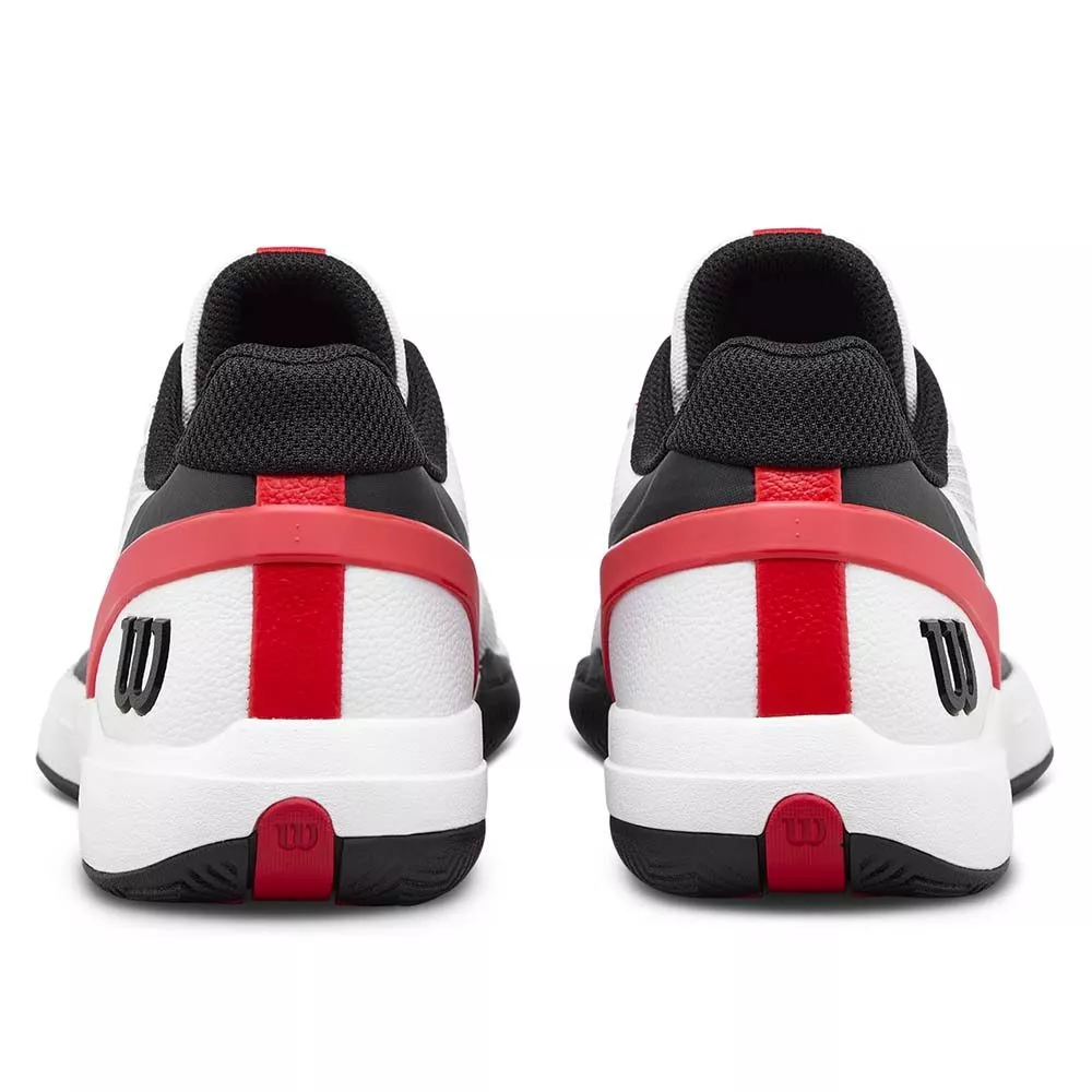 Wilson Rush Pro 5 Junior Tennisschuhe Wei&szlig; / Schwarz / Rot