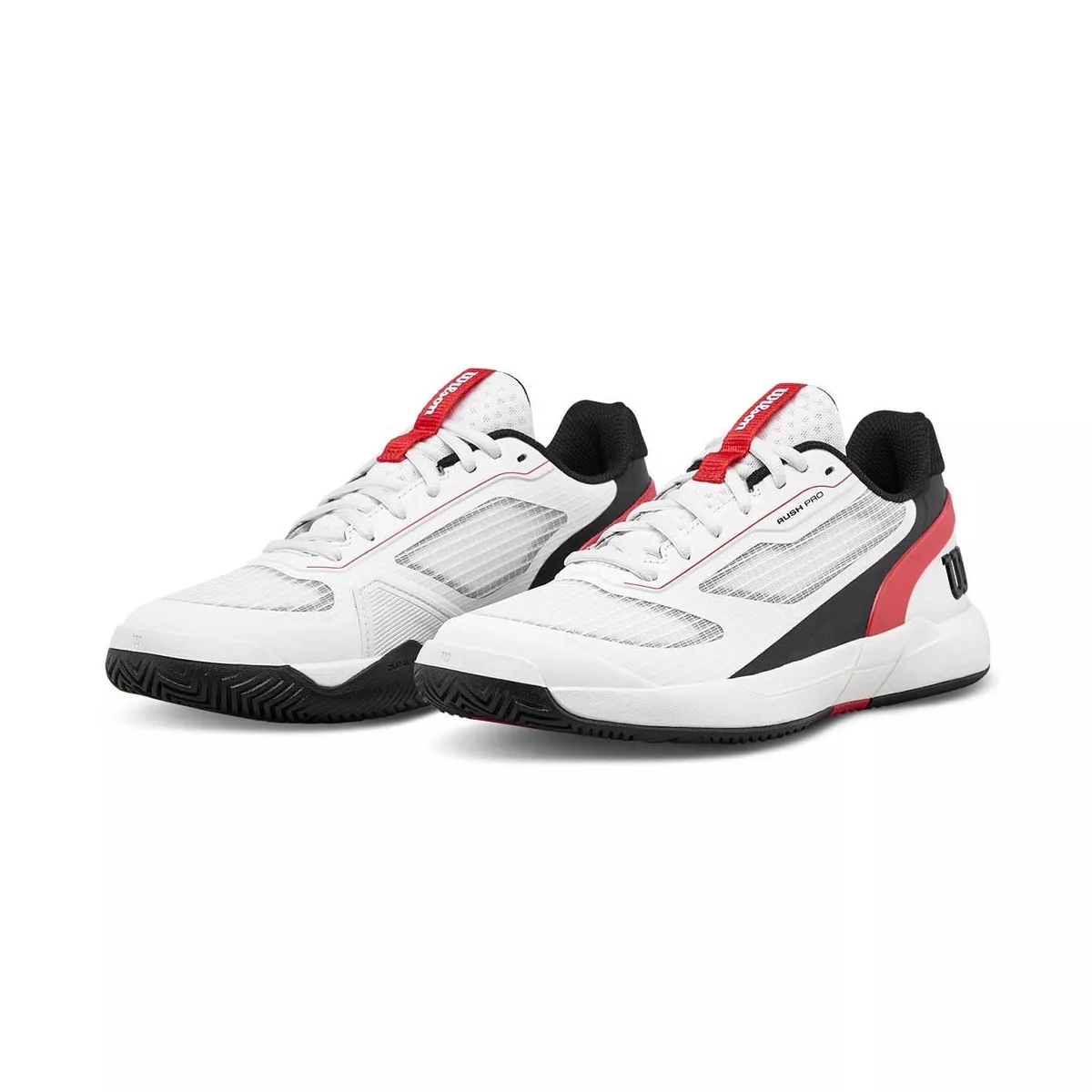 Wilson Rush Pro 5 Junior Tennisschuhe Wei&szlig; / Schwarz / Rot