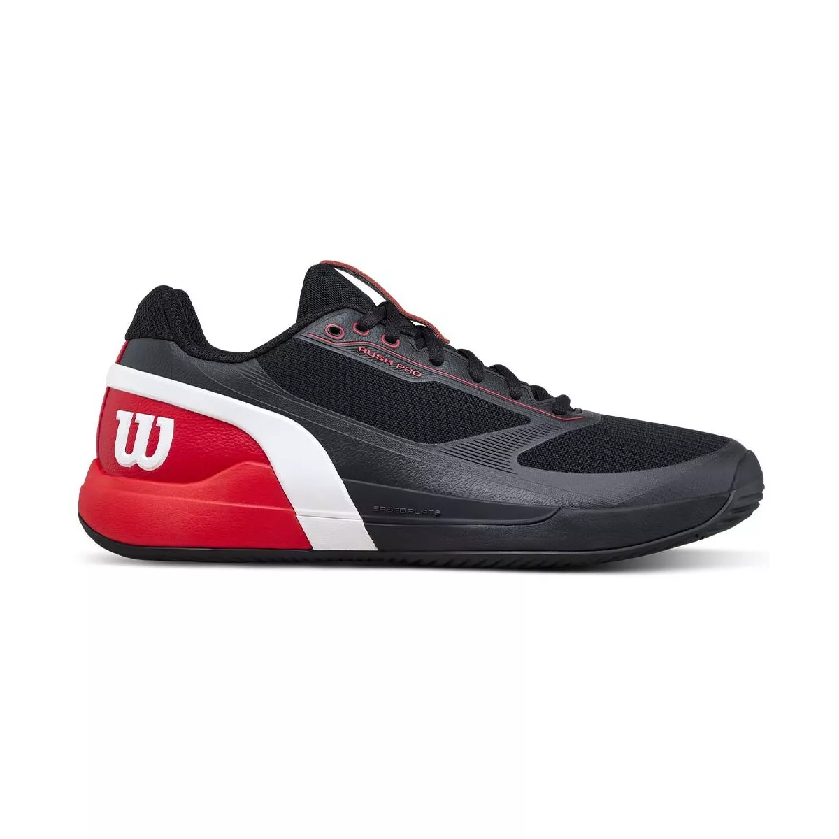 Wilson Rush Pro 5 Padelschuhe Schwarz / Rot
