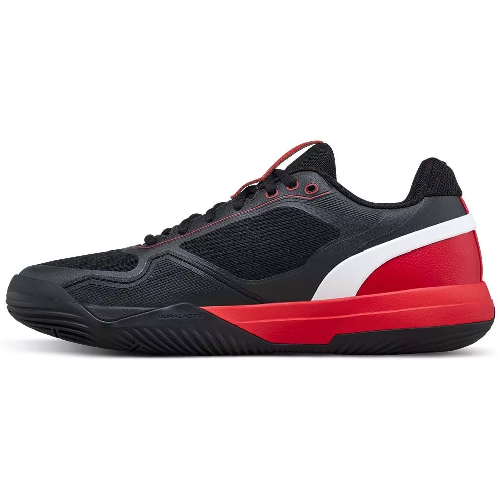 Wilson Rush Pro 5 Padelschuhe Schwarz / Rot