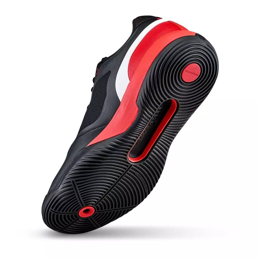 Wilson Rush Pro 5 Padelschuhe Schwarz / Rot