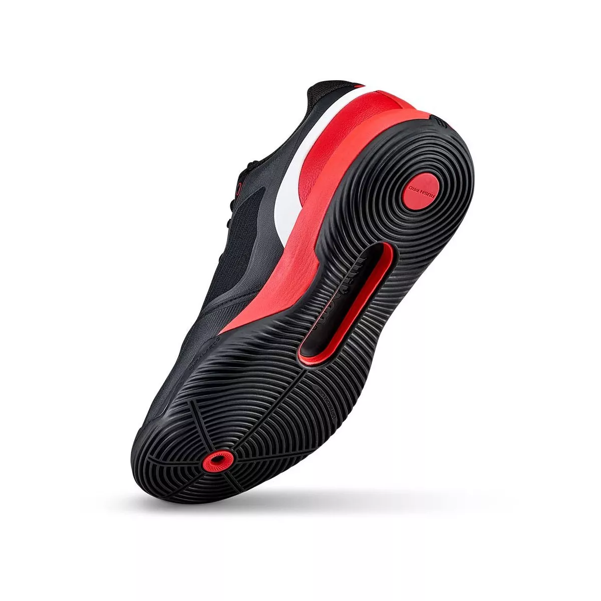 Wilson Rush Pro 5 Padelschuhe Schwarz / Rot