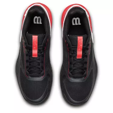 Wilson Rush Pro 5 Padelschuhe Schwarz / Rot
