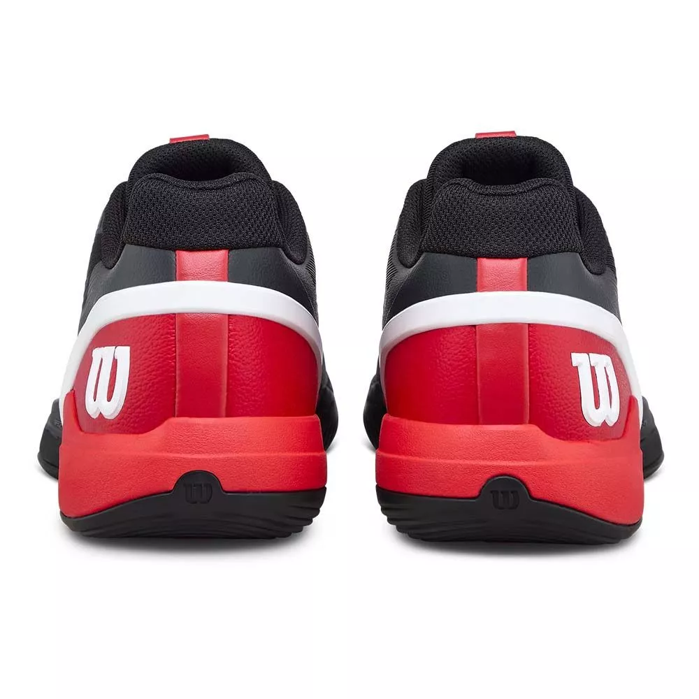 Wilson Rush Pro 5 Padelschuhe Schwarz / Rot