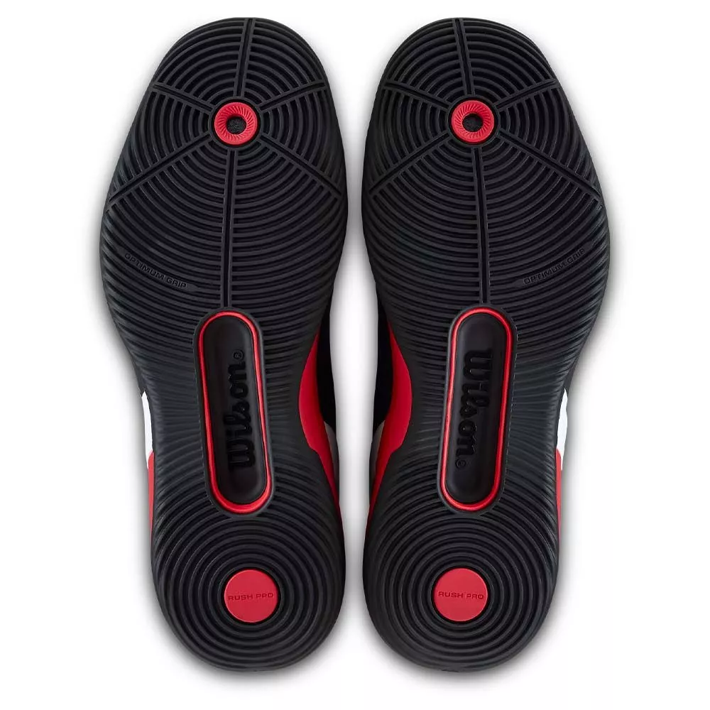 Wilson Rush Pro 5 Padelschuhe Schwarz / Rot