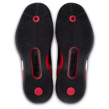 Wilson Rush Pro 5 Padelschuhe Schwarz / Rot