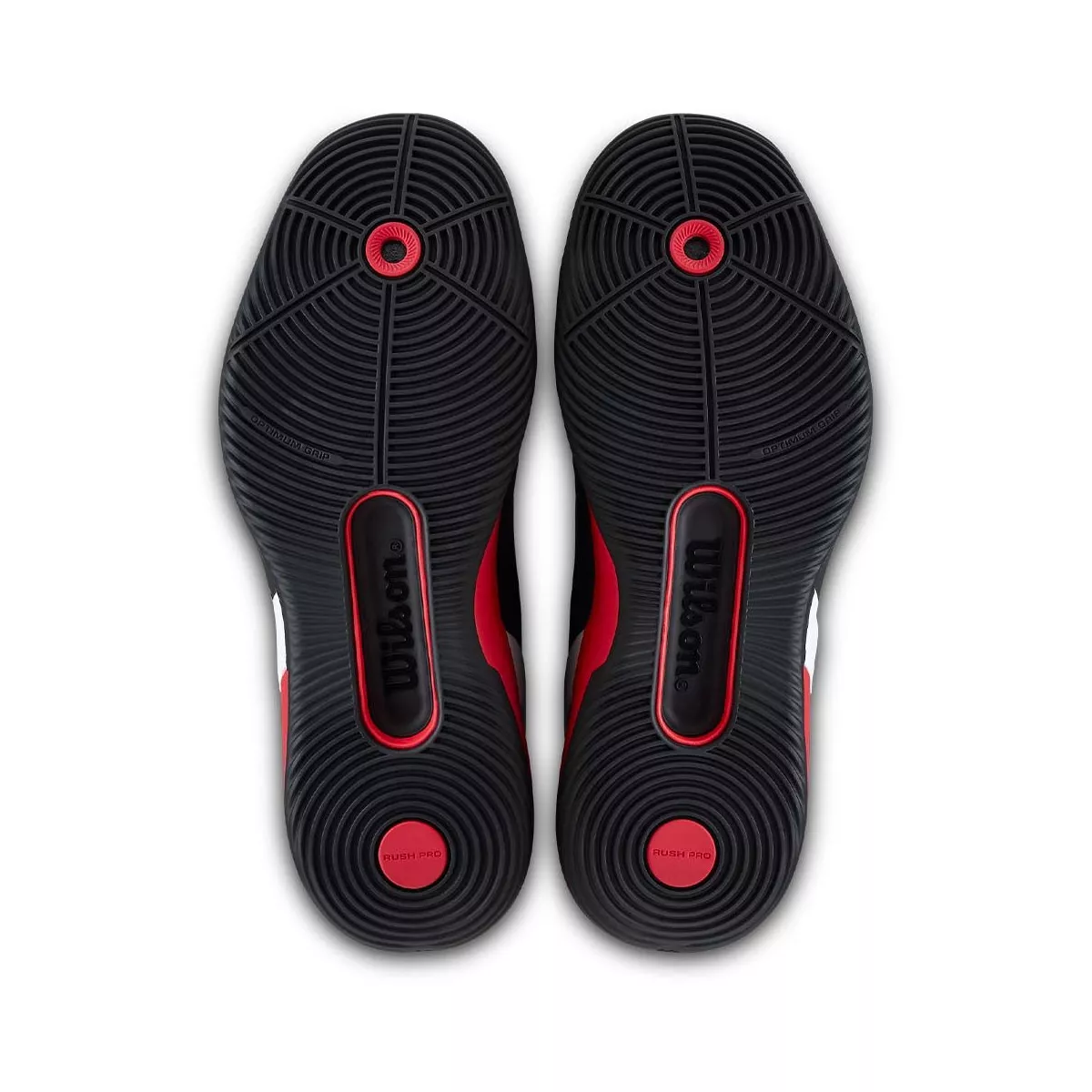 Wilson Rush Pro 5 Padelschuhe Schwarz / Rot