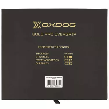 Oxdog Gold Pro Overgrip Wei&szlig; 60er-Pack