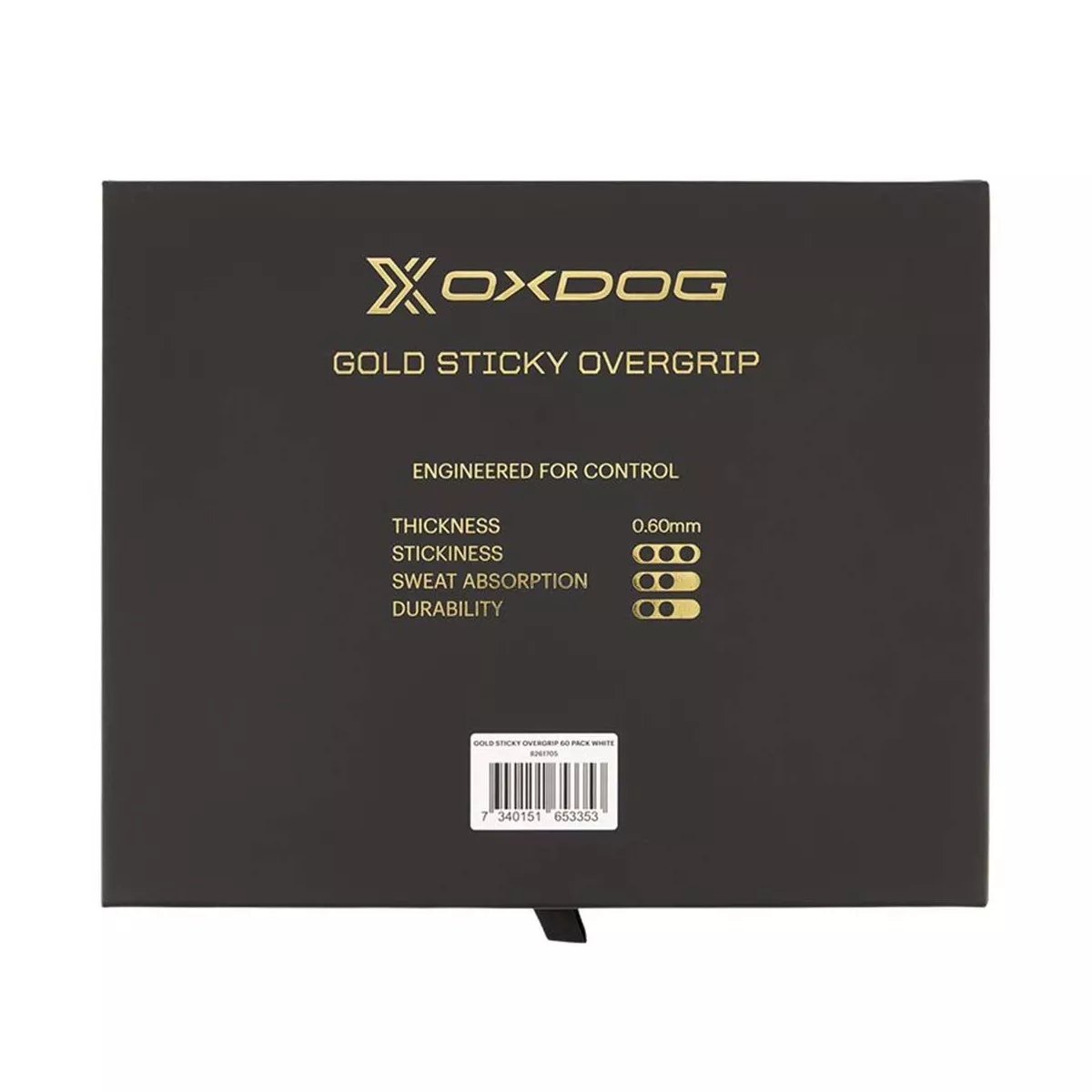 Oxdog Gold Sticky Overgrip Wei&szlig; 60er-Pack