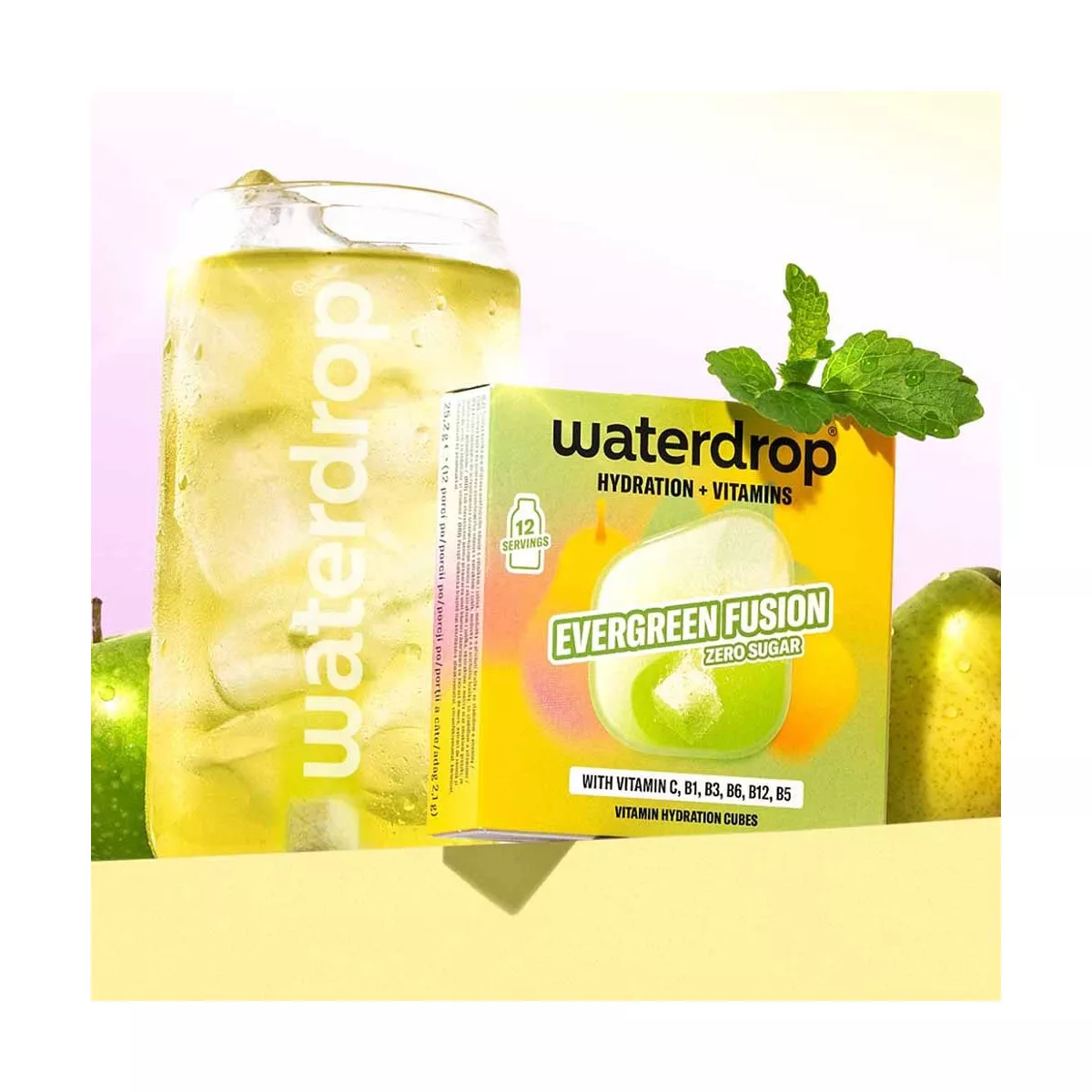 Waterdrop Microdrink Fusion Apfel-Birne 12er-Pack