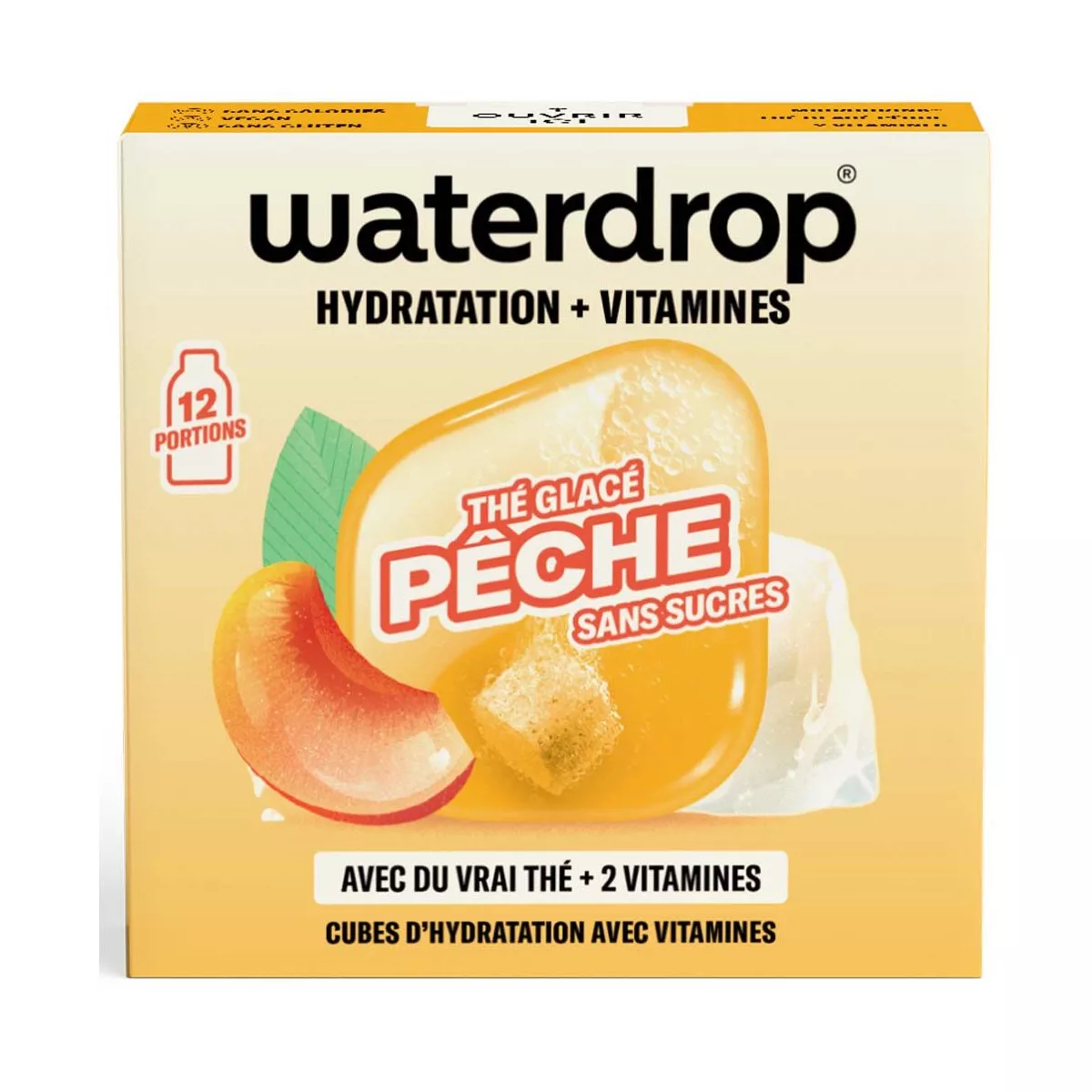 Waterdrop Microdrink Eistee Pfirsich 12er-Box